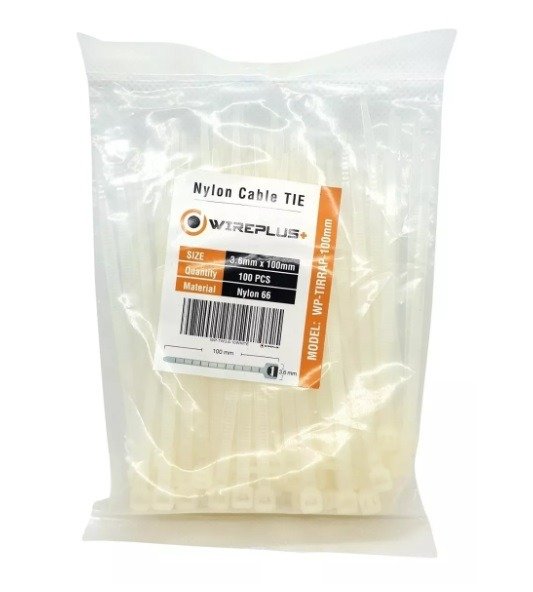 Imagen del Producto: TIRRAP WIREPLUS 3.6MM X 10 CM BLANCO 100 UNID en Area Electric